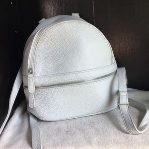 Pale blue fashion backpack
